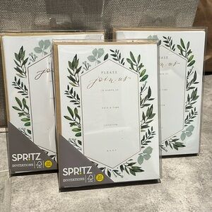 NWT 3 Packs of 20 Invitations with Envelopes